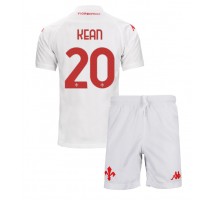 Fiorentina Moise Kean #20 Koszulka Wyjazdowa dzieci 2024-25 Krótki Rękaw (+ krótkie spodenki)